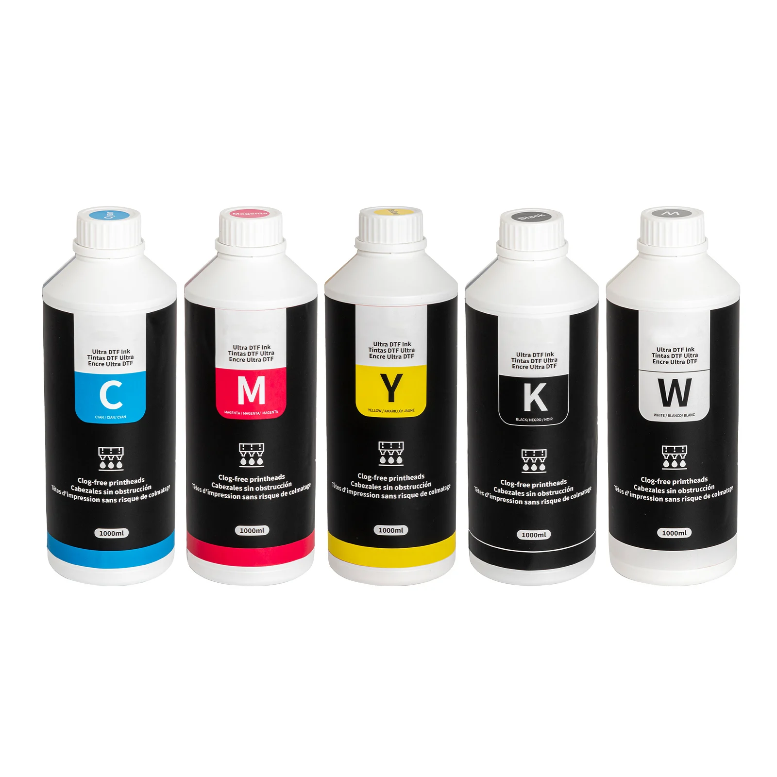 PYD Life Premium 1000ML Bulk Waterproof PET Film DTF White Pigment Ink For Epson L805 L810 L1455L 1300 L1110 L130 Printer