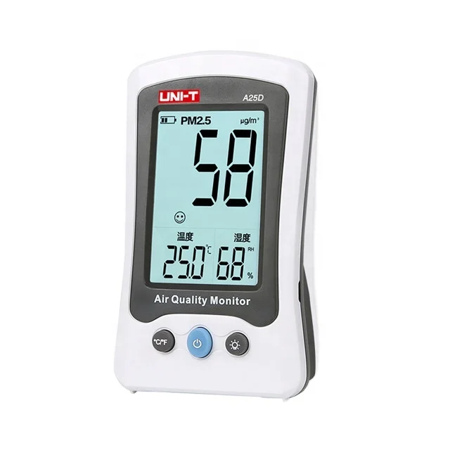 UNI-T A25D Air Quality Monitor HCHO PM2.5 Gas Analyzer pm2.5 sensor pm10 meter portable