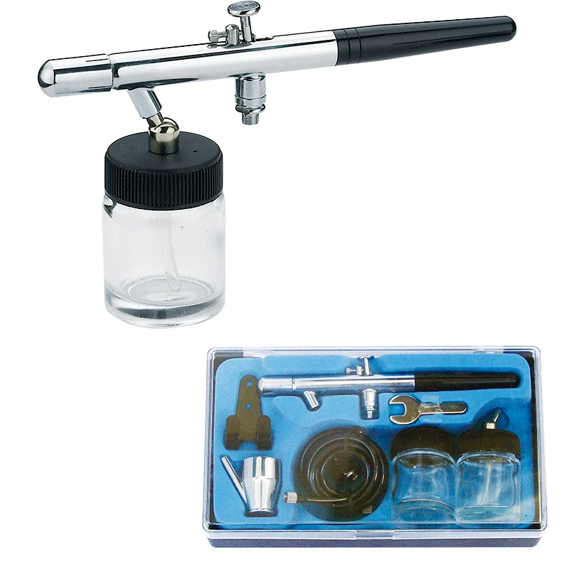 Double Action Airbrush makeup AB-128 for barber, painting gun, body art.cosmetic airbrush