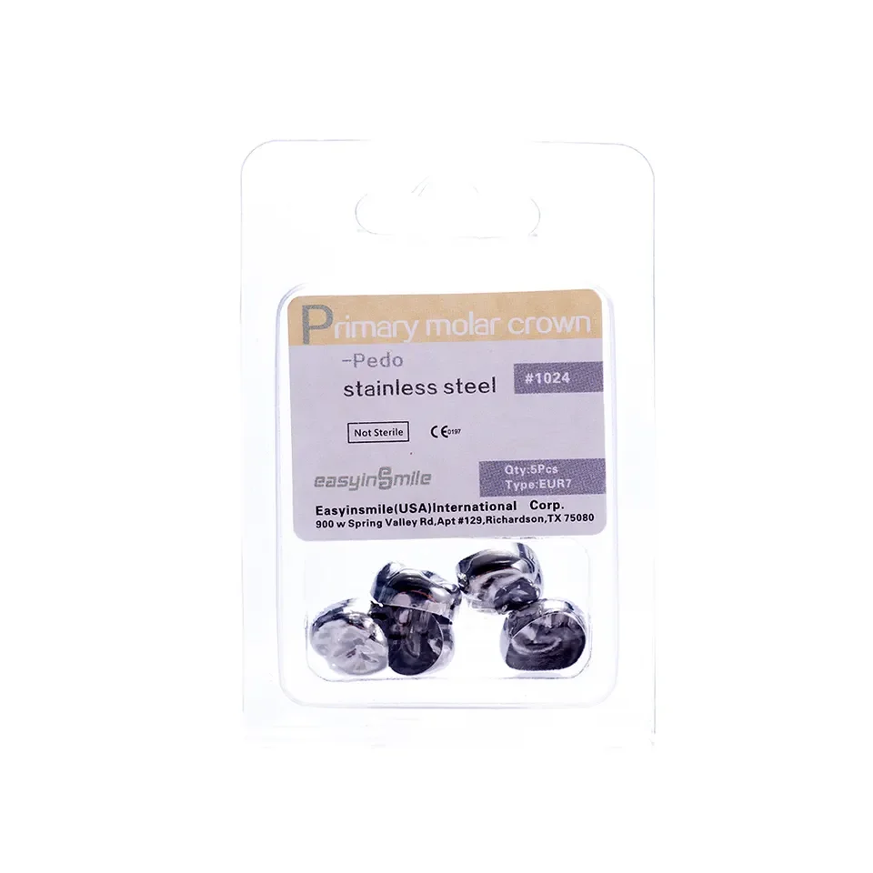 Easyinsmile Dental Pedo Crown Primary Molar Crown  For Children For Dental Use For Teeth Beauty