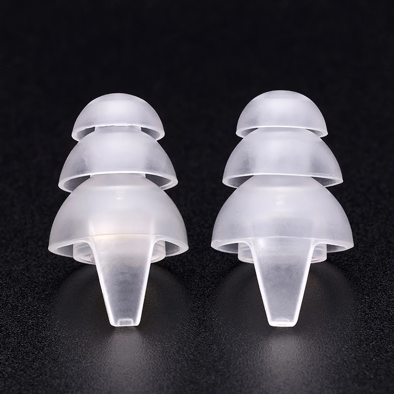 High Fidelity Ear Protection Black Ear Plugs for Music Noise Cancelling Waterproof Earplugs for Sleep