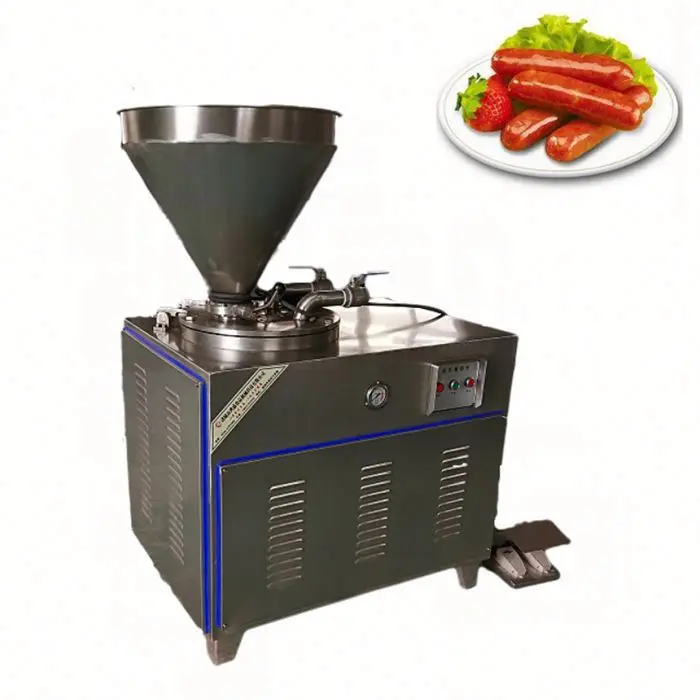 Commercial Automatic Sausage Making Machine Price stuffer tying making maker filler sausage filling machine with twister