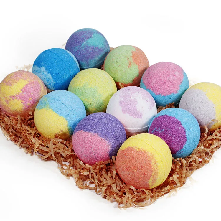 
OEM Private Label Natural Moisturizing Fizzy Bubble Bath Bomb Gift Set for Children and Adult 