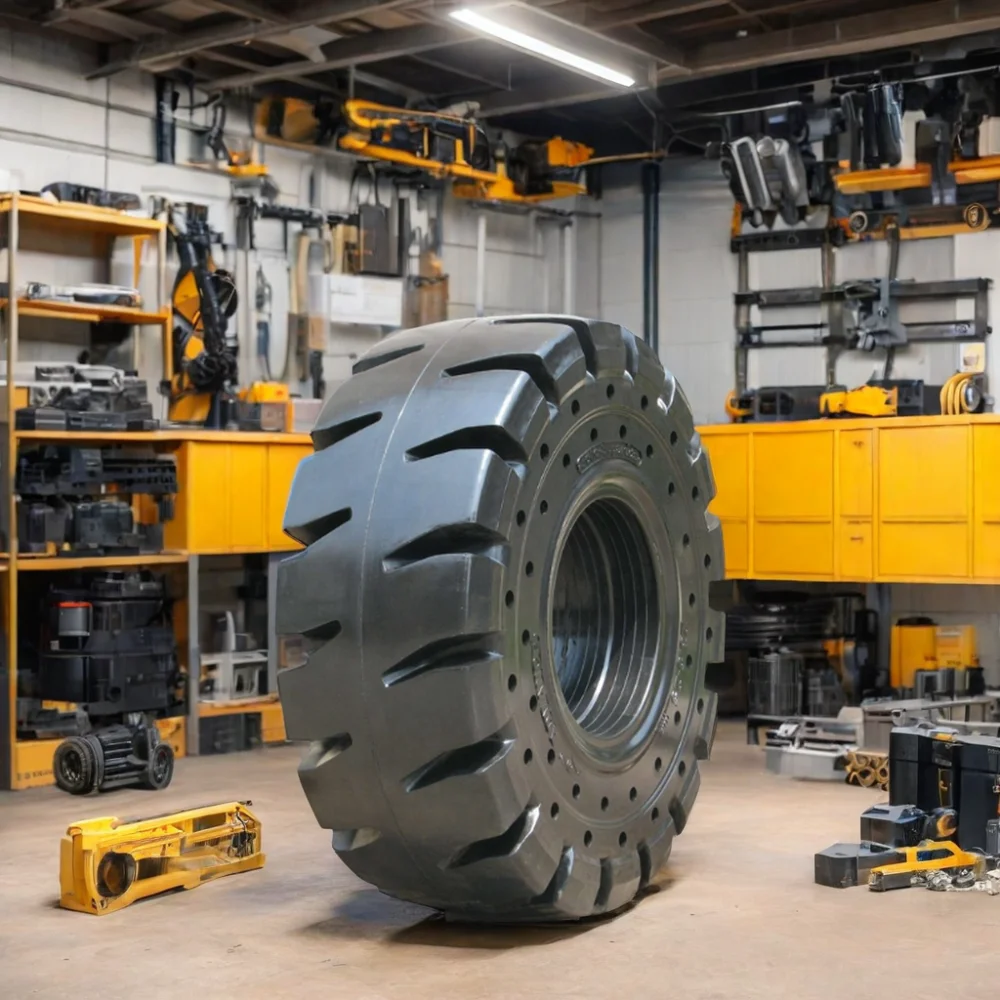 New ZL50 Wheel Loader Spare Parts 23.5-25 Rubber Tyres Compatible Caterpillar Volvo Doosan Sany XGMA Construction Machinery