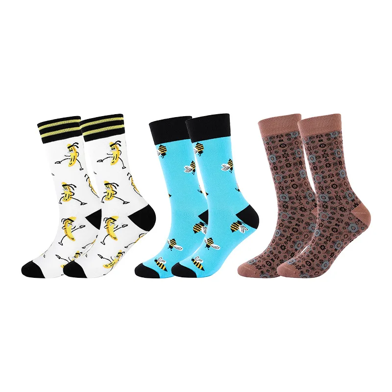 High Quality Unisex Wholesale Sports Crew Jacquard Cotton Wholesale Unisex Winter Socks