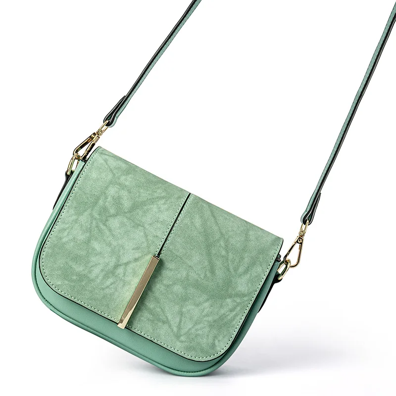 New Design trendy eco customized leather PU shoulder bag lady sling bag crossbody luxury leather purse women cross body bag