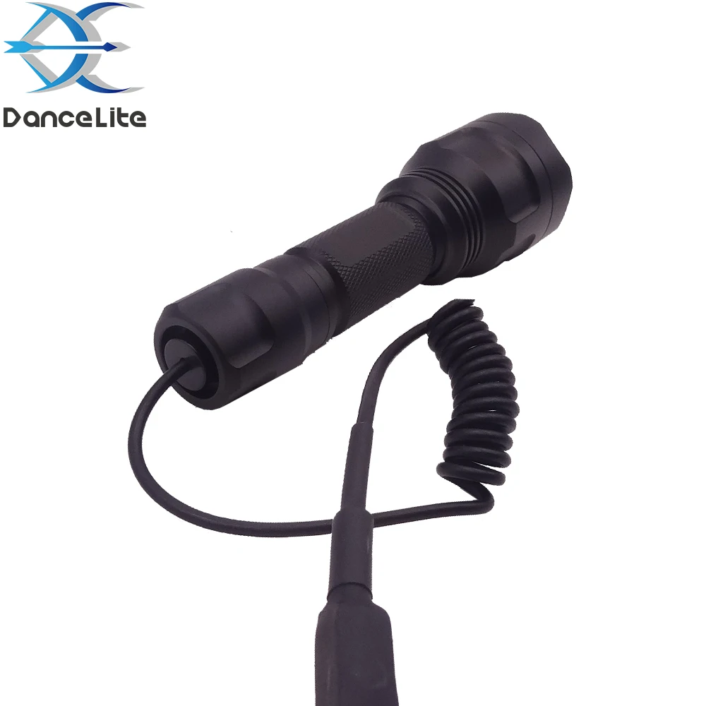 OEM Remote Switch Hunting Flashlight C8s Focus Zoomable XM-L2 Powerful Hunter Torch Tactical Flashlights