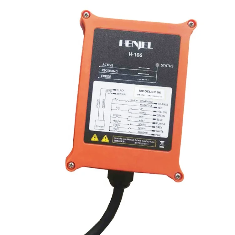 F21-E1B VHF310-331MHz 12/24/36/220/380/440V Industrial Wireless Switches for Electric Hoist Crane