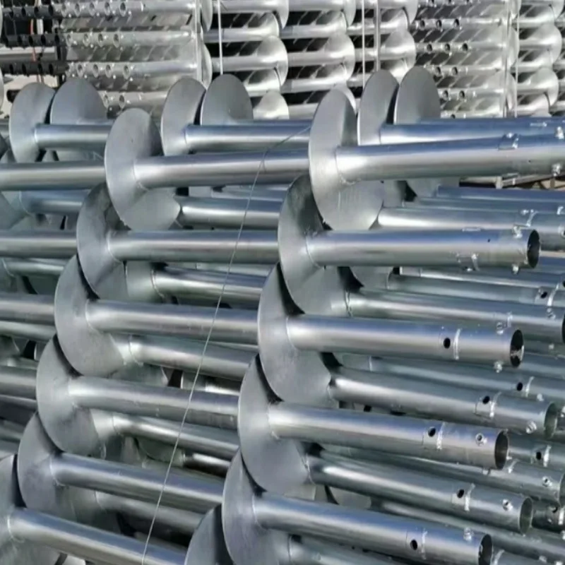 Spiral Ground Screw Earth Anchor Spike Folding Helix Stake Pile