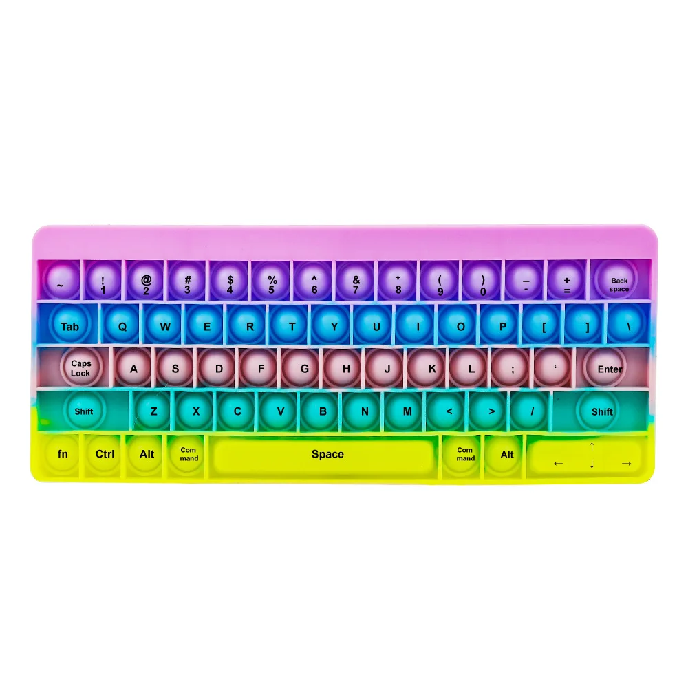 Игрушка-антистресс с пузырьковыми пузырьками, новейшая популярная Радужная гигантская силиконовая игрушка антитревожное снятие стресса