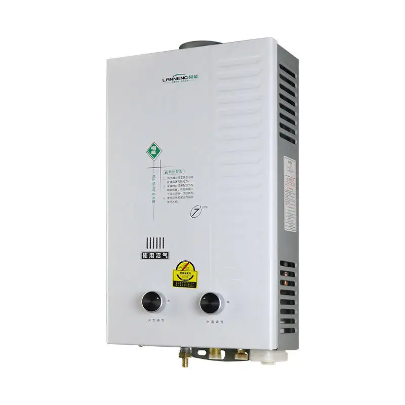 Простота установки использования в помещении отеля настенный 6L биогазовый водонагреватель для хранения воды