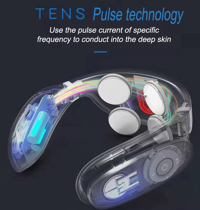 Electronic Muscle Massager Recharge Vertebrae Cervicales Massage Face & Neck Lifting Massager