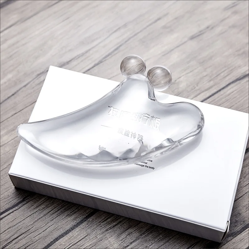Body Facial Eye Scraping Acrylic Resin  Gua Sha Board  Acupuncture Massager