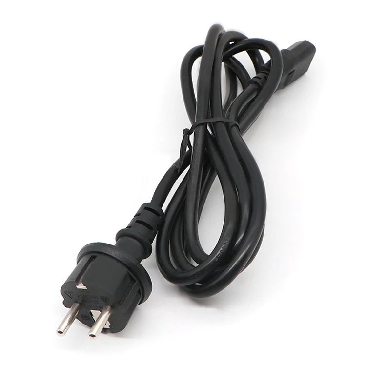 Dongguan Guangying EU UK Italy type 110V/220V PC Power Supply Cable for Laptop/Desktop Computer