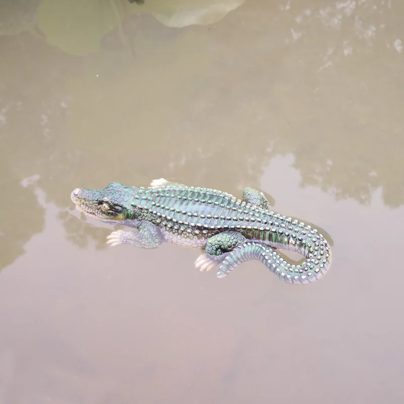 Resin White Swan Sculpture Garden Ornaments Pond Pool Decoration Swan statue floating pond decoration