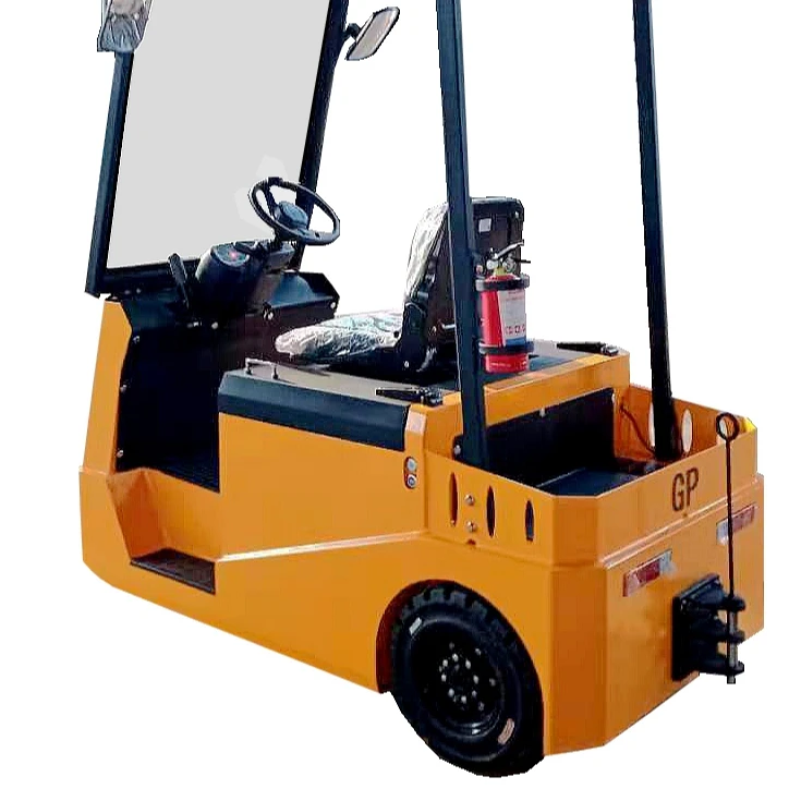 Younglift 6000kgs 6 tons 12000lbs airport baggage battery seated tow electric truck in China