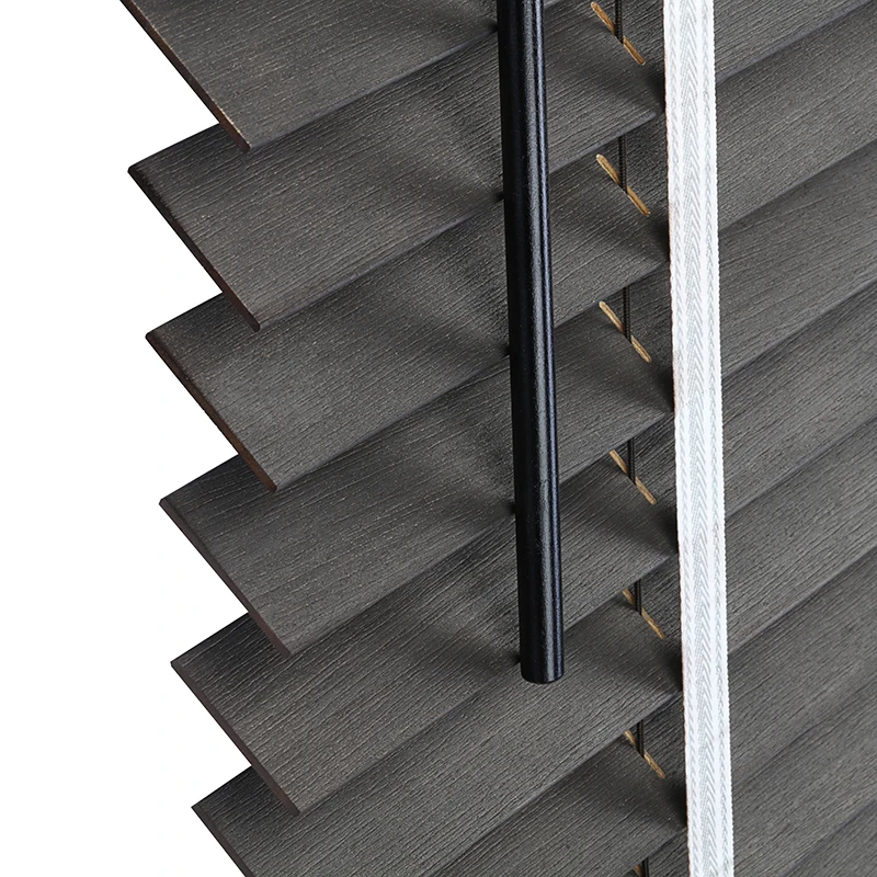 Wholesale cheap price modern office wood blinds curtain cordless/manual and electric wooden blinds for windows