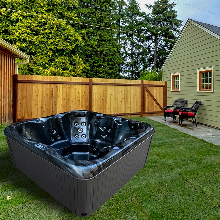 4 person portable outdoor hot spa tub