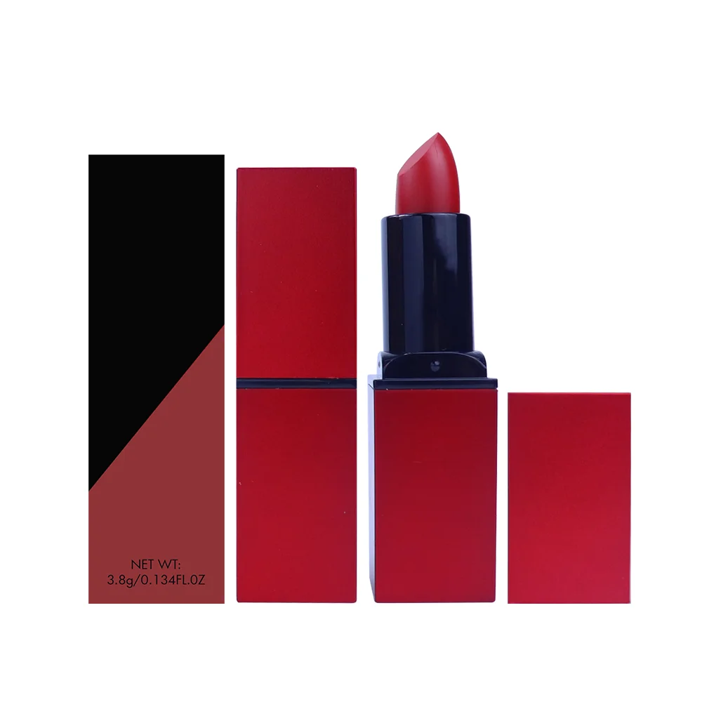 Hot selling private label vegan matte lipstick wholesale velvet long lasting lipstick mate lipstick