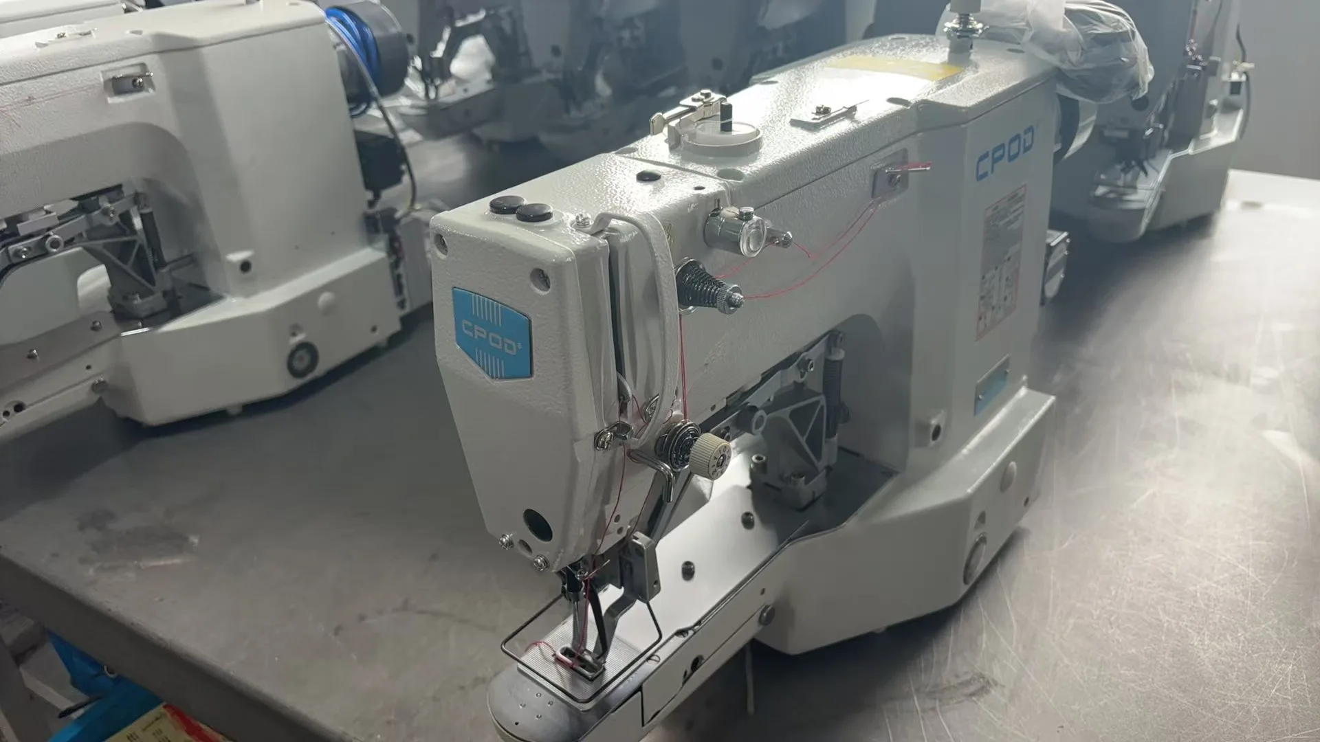 QK-430D Brother  stsytern Button System Clothing Machinery high speed electronic bar-tacking Industrial Sewing Machine