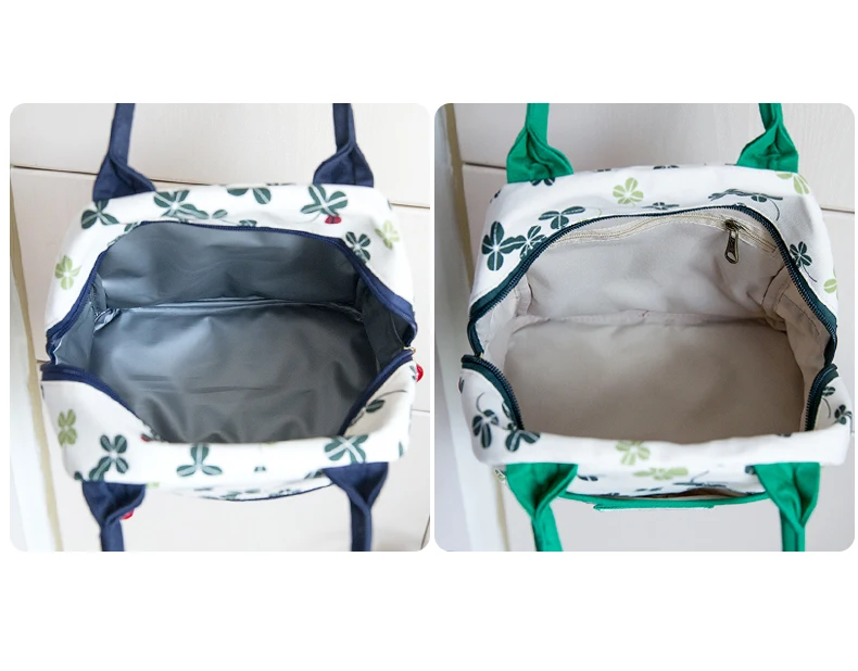 Custom Logo Wholesale Promotional Recyclable Material Eco Friendly cotton canvas lunch bag for sale