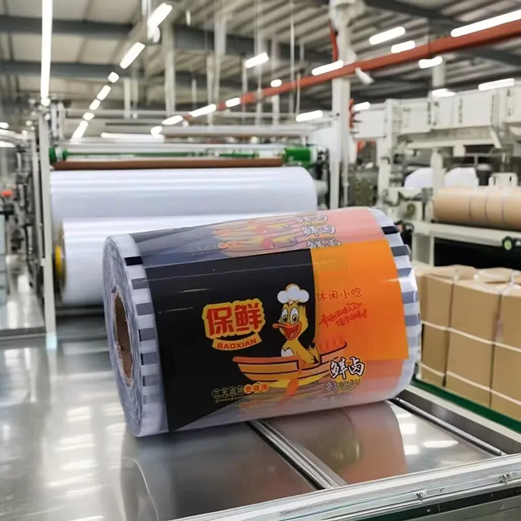 Wholesale Custom Plastic Cold Seal Biscuit Roll Stock Film Plastic Packing Film Food Wrapper Plastic Films