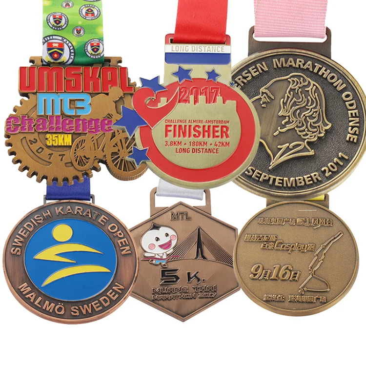 Medal Kazakhstan Sports Marathon Runners Marathon Medalla Medallie Customisable Bodybuilding Metal Custom Medals