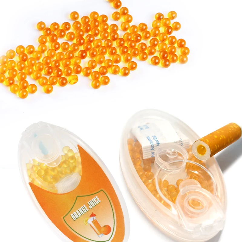 Personal smoking filter mint cigarette mentol regular flavoured tips disposable cigarettes pop  ball with pusher