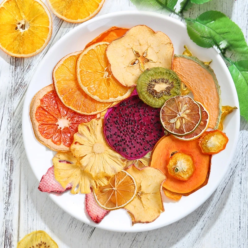 Натуральные сухие фрукты ручной работы, подарочные пакеты, смешанные сухофруктовые ломтики со вкусом Детокс-чая