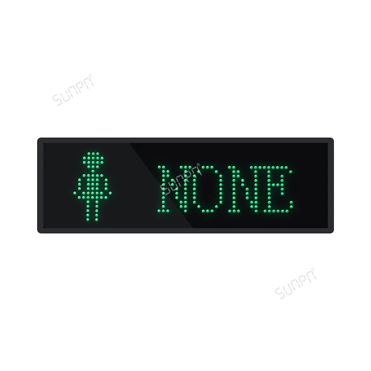Wall hung toilet board or embedded led toilet signs chinese wc toilet smart signs