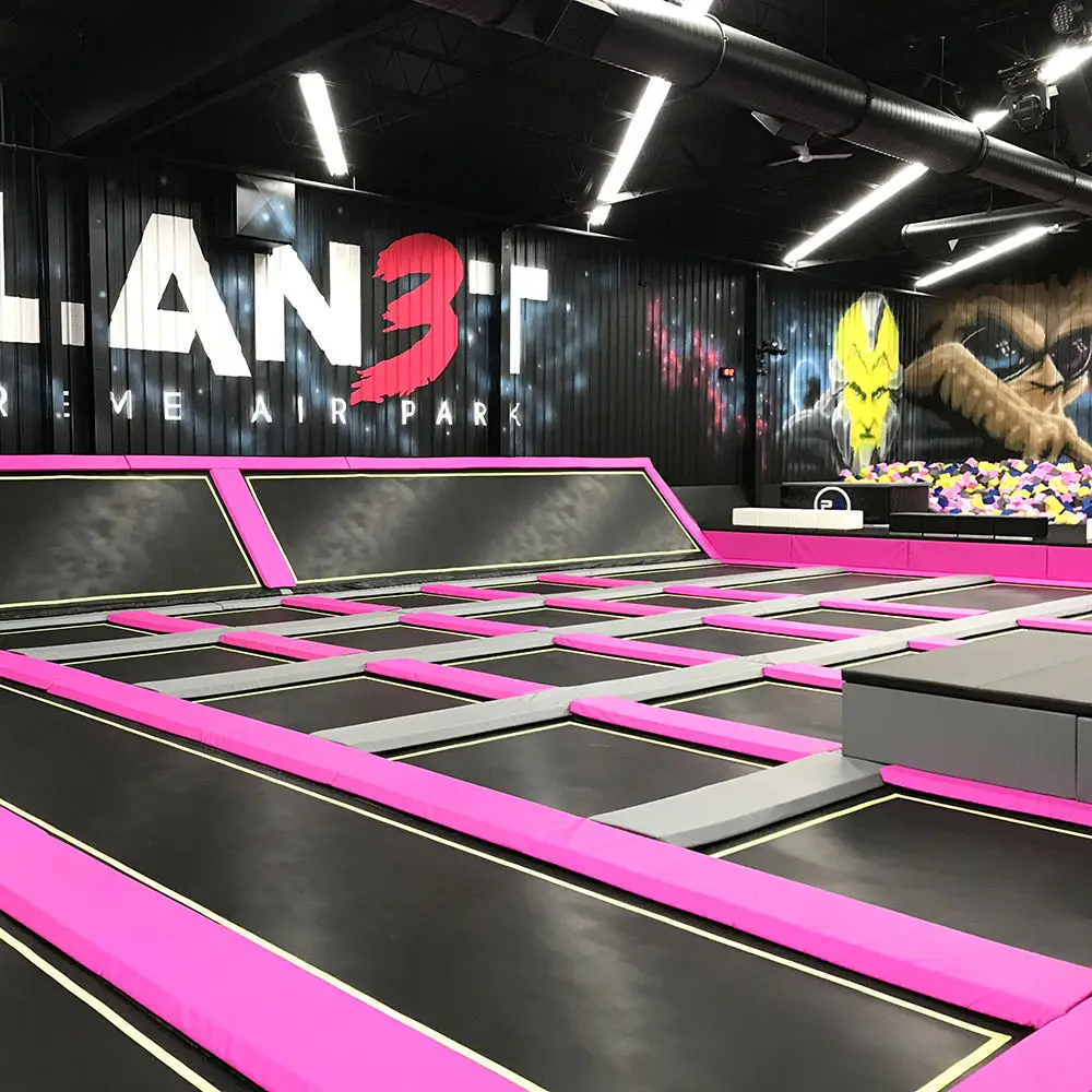 Best 2024 New Customized Design jump city parks Commercial Indoor Trampoline Park Kids Trampoline place for Children and Adults