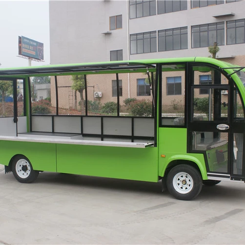 
Электрический торговый автомобиль с фургоном длиной 5,6 м для продажи еды 