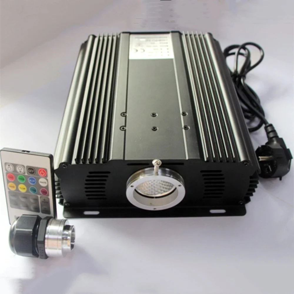 Wholesale super brightness 220v 45w RGBW twinkle LED fiber optic illuminator for home