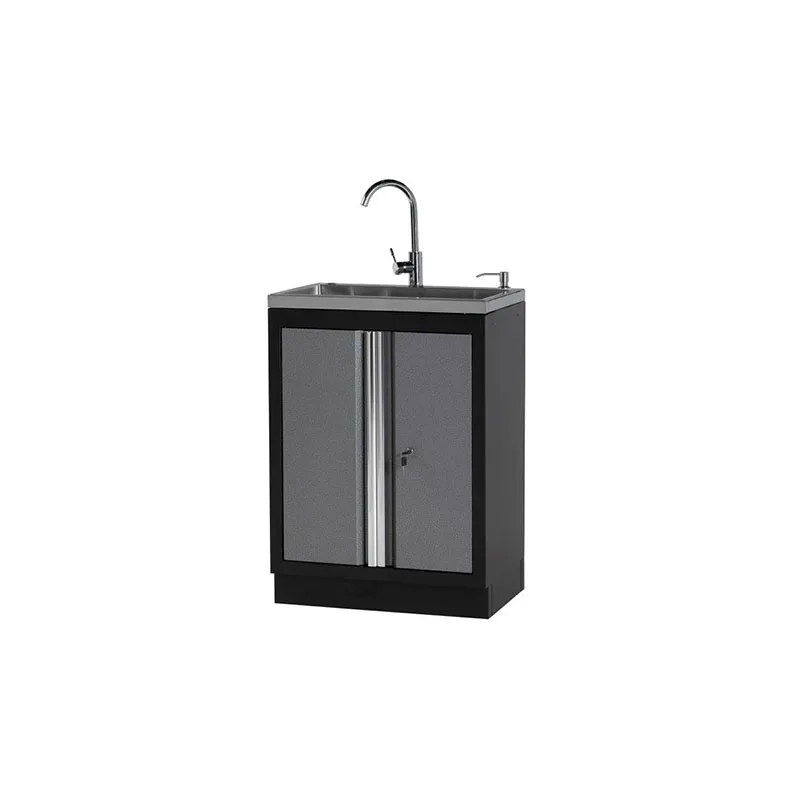 Сундук для гаражных инструментов 2024 JZD идеи раковины инструменты гаража шкаф с раковиной