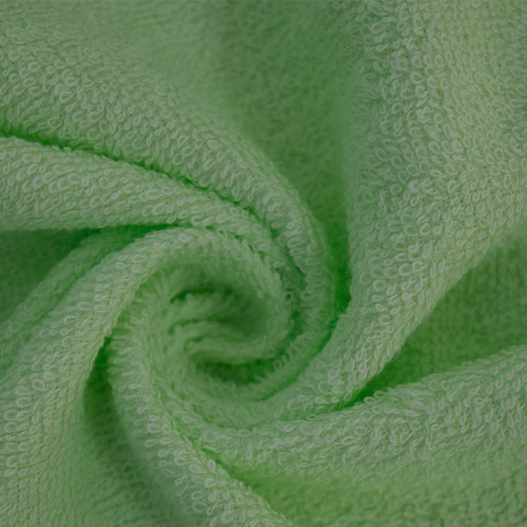 High Quality Woven Cotton Double Sided Terry Fabric Hotel Bath Towel Bathrobe Terry Towel Fabric