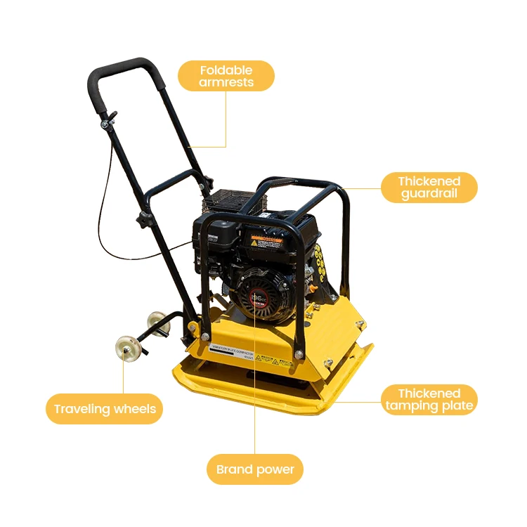 High performance 300kg 250kg 160kg petrol Honda GX390 engine vibratory plate compactor wacker compactor plate compactor