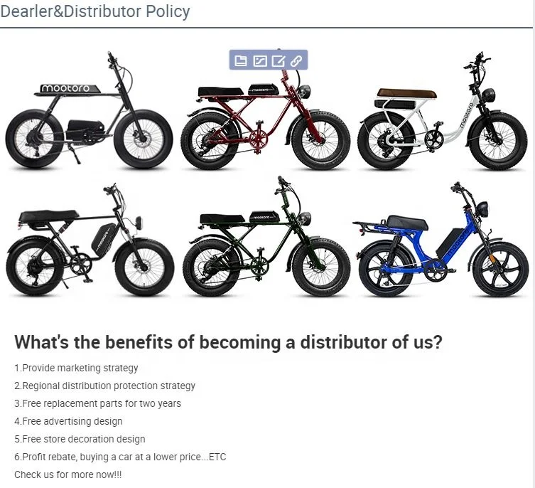 Mootoro off road high speed fast beach cruiser electric bicycle ebike 500w 48v full suspension mid drive electric city bike