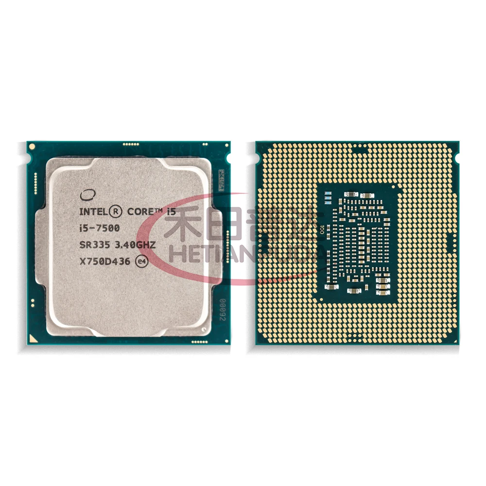 Б/у Core i5 7th Gen - i5-7500 Kaby Lake Quad-Core 3 4 GHz LGA 1151 65W настольный процессор