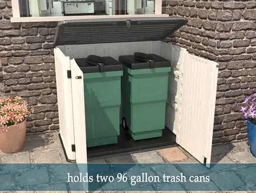 
KINYING outdoor HDPE Plastic Cabinet Home Use Storage Sheds 