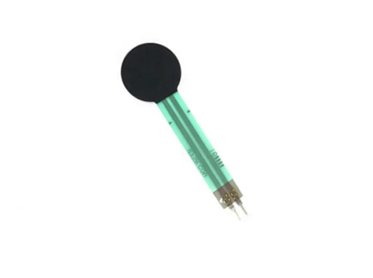 Factory production of single point circular flexure force measuring resistor fsr402 sensor for measuring force changes
