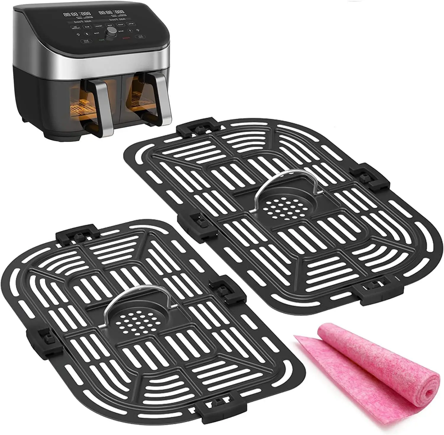 Air Fryer Accessories for Instant Vtx 8QT Grill Plate Pan Crisper Plate Tray Rack Parts