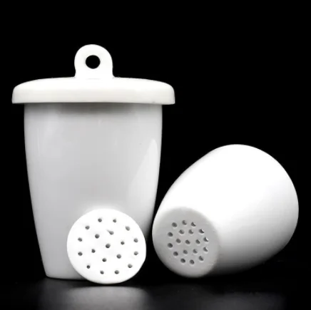 Ceramic Manufacturer 15 ml 25 ml Ceramic Filter Pot Crucible for Metallurgical Plant