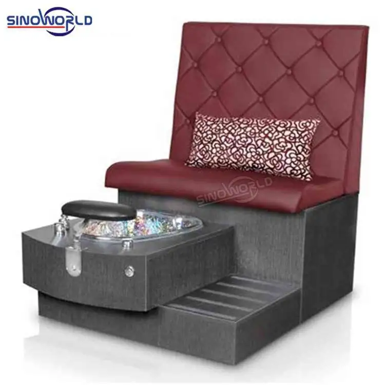 
salon equipment luxury single spa salon pedicure chair/pedicure bench/pedicure station no plumbing 