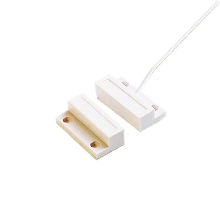 Surface Mounted Screws And Tap Stick On Included Wired Normally Open Or Closed Magnetic Reed Switch Sensor For Cabinet Door