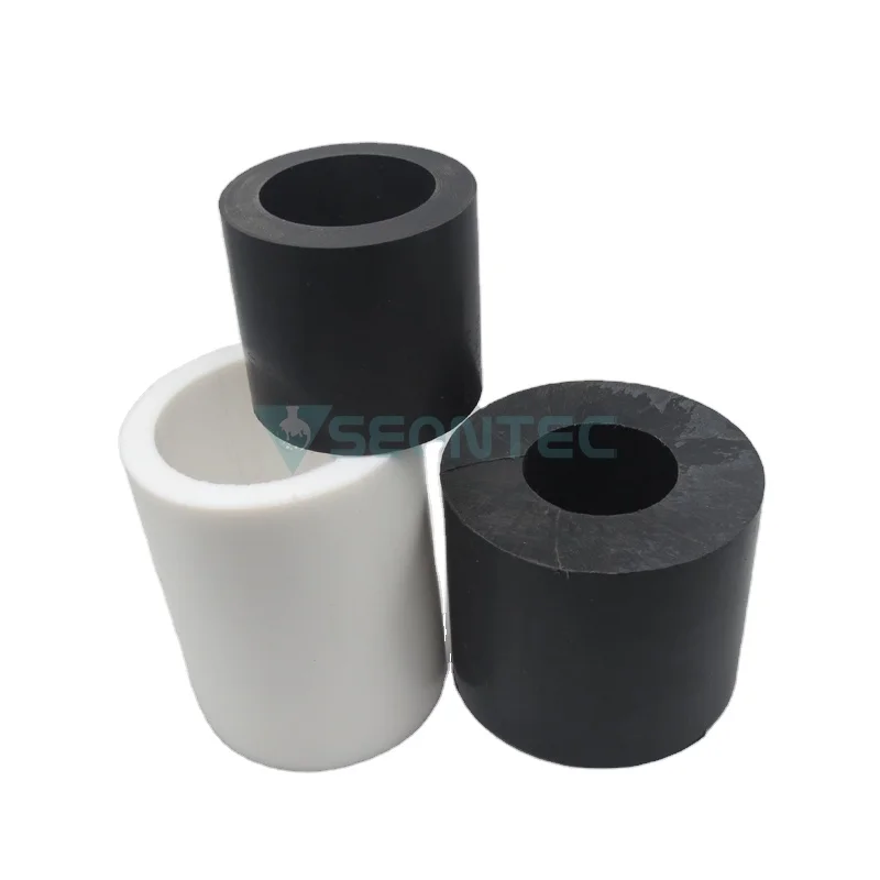 graphite filled black tube extruded and molded professional supplier PTFE pipe