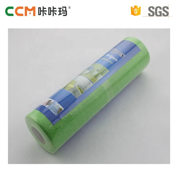 Disposable Perforated Viscose & Polyester Spunlace Nonwoven Fabrics Oil Absorbent Kitchen Cleaning Dishcloth Cleaning Cloth