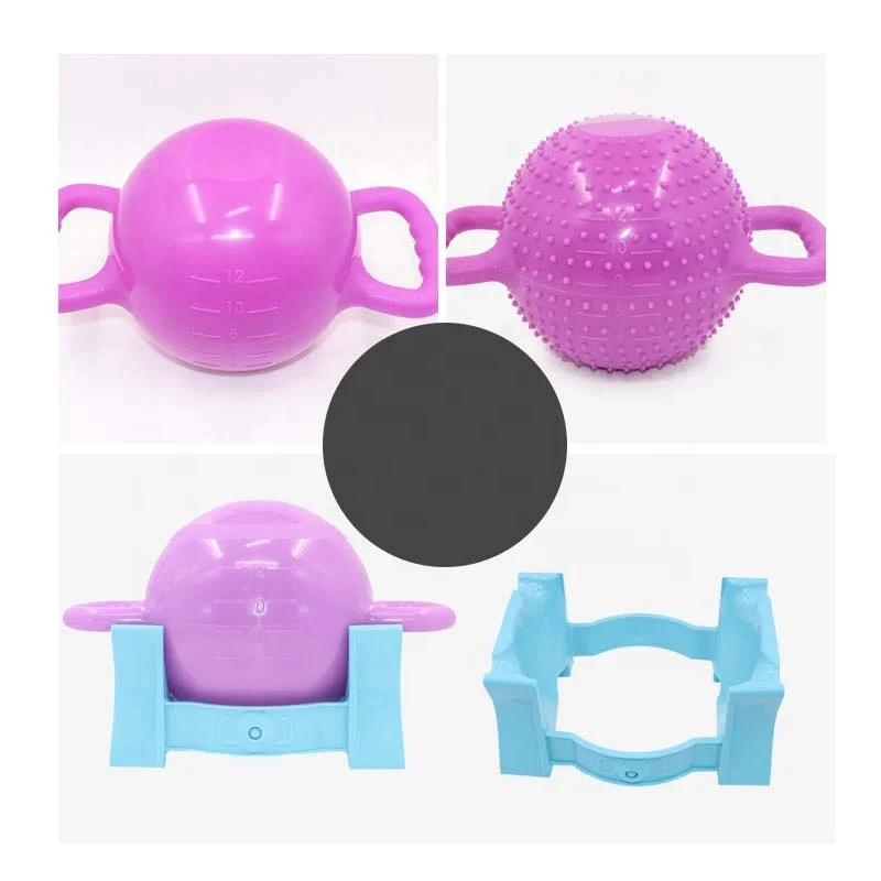 Gym Equipment Training Workout  PVC Power Adjustable Fitness Exercise Custom Logo Weightlifting Water Filled Yoga Dummbell