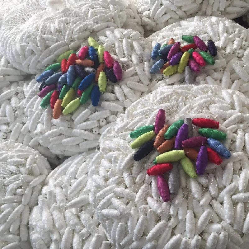 100% Polyester and Cotton High Tenacity Raw Color Cocoon Bobbin Spun Polyester Thread for Schiffli Embroidery Machine