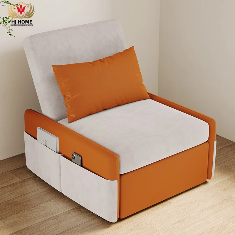 HJ HOME Sleeper Chair Foldable Sofa bed furniture modern 3-in-1Condo Sets Daybed Tri-Fold Convertible Sofa Cum Bed