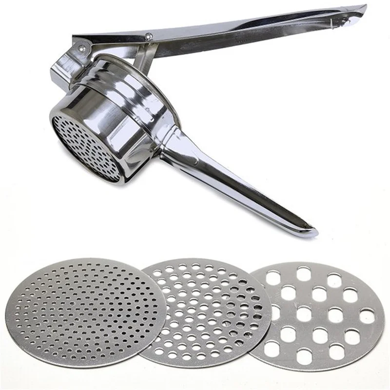 Kitchen Tool Heavy Duty Stainless Steel Potato Ricer Masher Fruit Juice Baby Food Squash Yams Presser